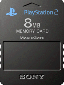 OFFICIAL PS2 MEMORY CARD 8MB