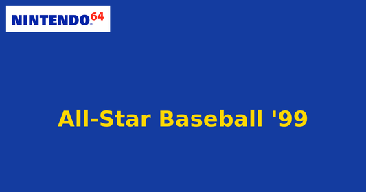All-Star Baseball '99 (Nintendo 64) generic cartridge label