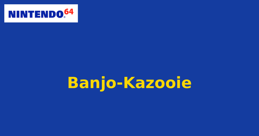 Banjo-Kazooie (Nintendo 64) generic cartridge label
