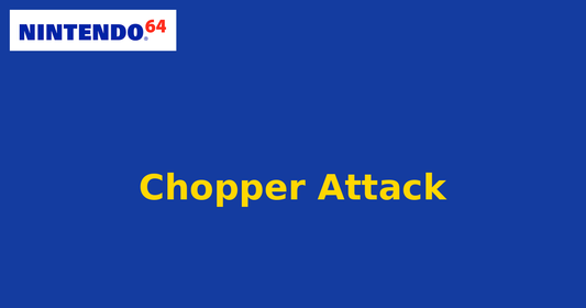 Chopper Attack (Nintendo 64) generic cartridge label