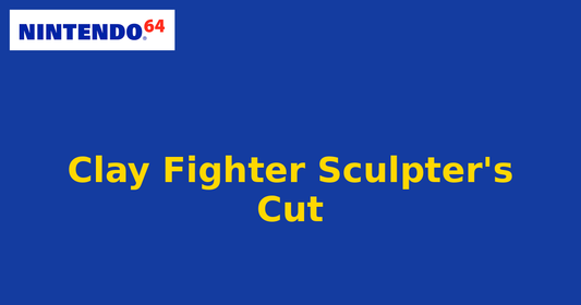 Clay Fighter Sculpter's Cut (Nintendo 64) generic cartridge label