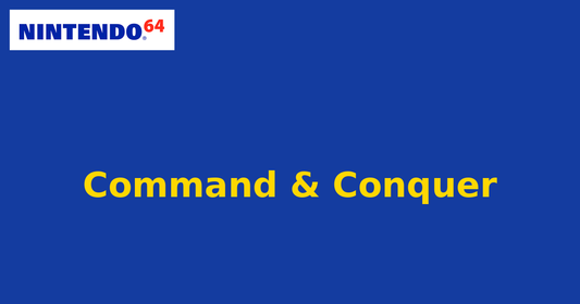 Command & Conquer (Nintendo 64) generic cartridge label