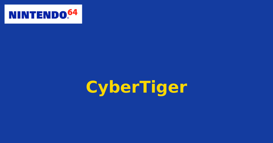 CyberTiger (Nintendo 64) generic cartridge label