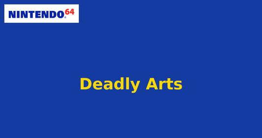 Deadly Arts (Nintendo 64) generic cartridge label