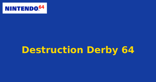 Destruction Derby 64 (Nintendo 64) generic cartridge label