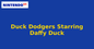 Duck Dodgers Starring Daffy Duck (Nintendo 64) generic cartridge label