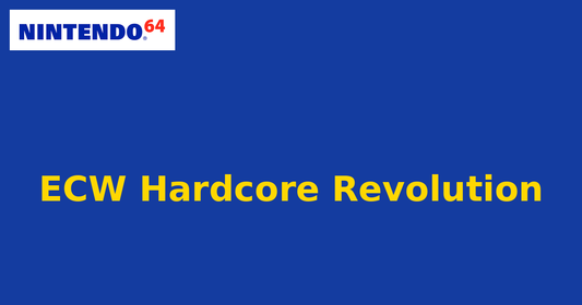 ECW Hardcore Revolution (Nintendo 64) generic cartridge label