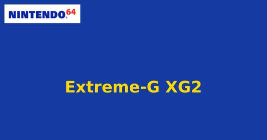 Extreme-G XG2 (Nintendo 64) generic cartridge label