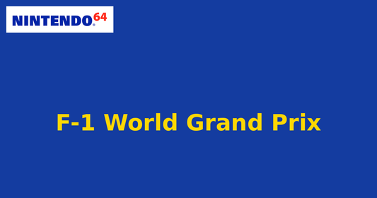 F-1 World Grand Prix (Nintendo 64) generic cartridge label