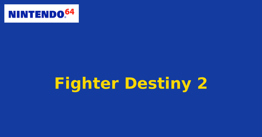 Fighter Destiny 2 (Nintendo 64) generic cartridge label