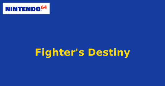 Fighter's Destiny (Nintendo 64) generic cartridge label