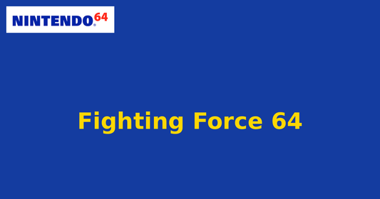 Fighting Force 64 (Nintendo 64) generic cartridge label