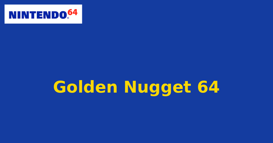 Golden Nugget 64 (Nintendo 64) generic cartridge label