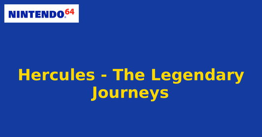 Hercules - The Legendary Journeys (Nintendo 64) generic cartridge label