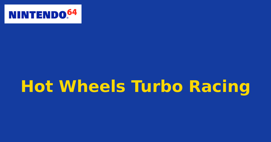 Hot Wheels Turbo Racing (Nintendo 64) generic cartridge label
