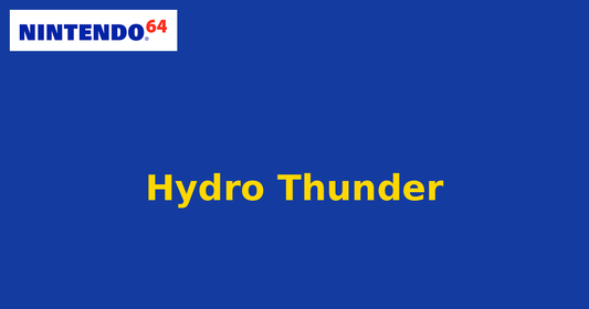 Hydro Thunder (Nintendo 64) generic cartridge label