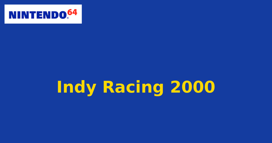 Indy Racing 2000 (Nintendo 64) generic cartridge label