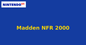 Madden NFR 2000 (Nintendo 64) generic cartridge label