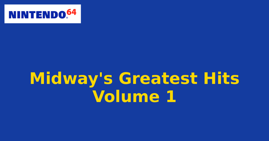 Midway's Greatest Hits Volume 1 (Nintendo 64) generic cartridge label