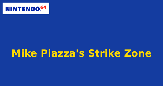 Mike Piazza's Strike Zone (Nintendo 64) generic cartridge label
