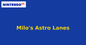 Milo's Astro Lanes (Nintendo 64) generic cartridge label