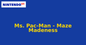 Ms. Pac-Man - Maze Madeness (Nintendo 64) generic cartridge label