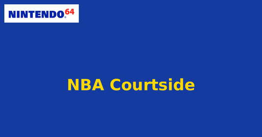 NBA Courtside (Nintendo 64) generic cartridge label