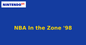 NBA In the Zone '98 (Nintendo 64) generic cartridge label