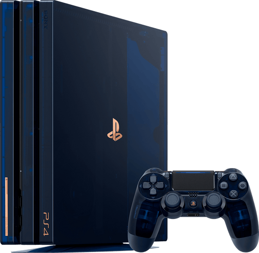 PS4 PLAYSTATION 4 LIMITED EDITION 500 MILLION EDITION ONLY 50,000 MADE WITH 2 MATCHING CONTROLLERS *COMPLETE IN BOX*