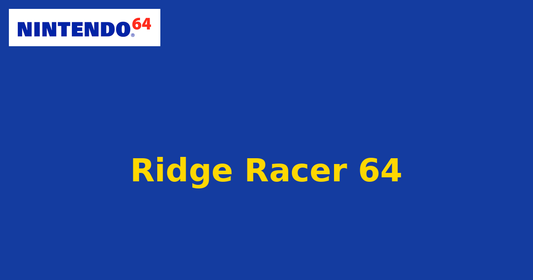Ridge Racer 64 (Nintendo 64) generic cartridge label