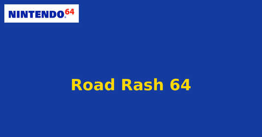 Road Rash 64 (Nintendo 64) generic cartridge label