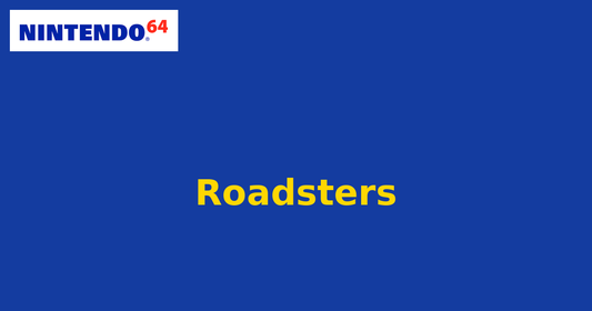 Roadsters (Nintendo 64) generic cartridge label