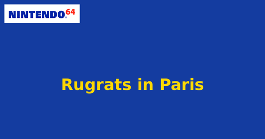 Rugrats in Paris (Nintendo 64) generic cartridge label