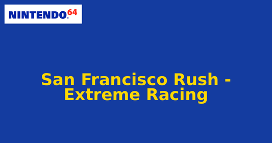 San Francisco Rush - Extreme Racing (Nintendo 64) generic cartridge label