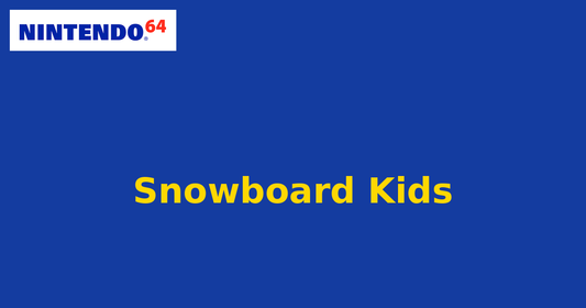 Snowboard Kids (Nintendo 64) generic cartridge label