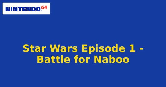 Star Wars Episode 1 - Battle for Naboo (Nintendo 64) generic cartridge label
