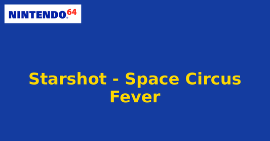 Starshot - Space Circus Fever (Nintendo 64) generic cartridge label