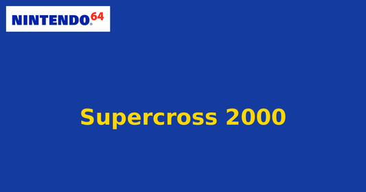 Supercross 2000 (Nintendo 64) generic cartridge label