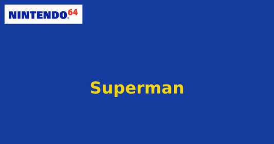 Superman (Nintendo 64) generic cartridge label