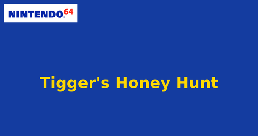 Tigger's Honey Hunt (Nintendo 64) generic cartridge label