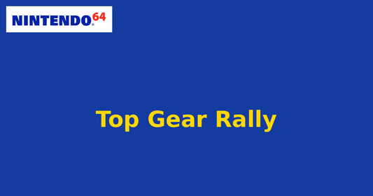 Top Gear Rally (Nintendo 64) generic cartridge label
