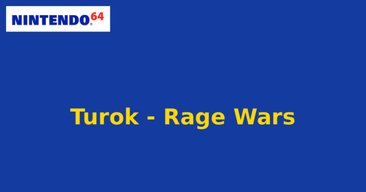Turok - Rage Wars (Nintendo 64) generic cartridge label