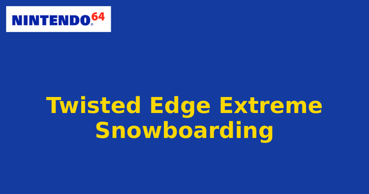 Twisted Edge Extreme Snowboarding (Nintendo 64) generic cartridge label