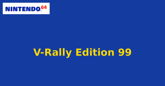 V-Rally Edition 99 (Nintendo 64) generic cartridge label