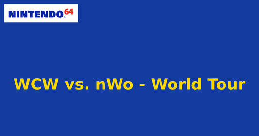 WCW vs. nWo - World Tour (Nintendo 64) generic cartridge label