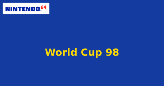 World Cup 98 (Nintendo 64) generic cartridge label