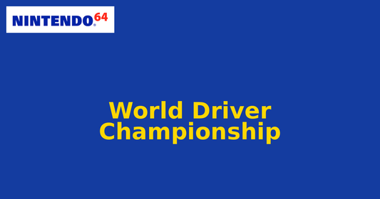 World Driver Championship (Nintendo 64) generic cartridge label