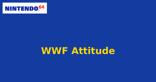 WWF Attitude (Nintendo 64) generic cartridge label
