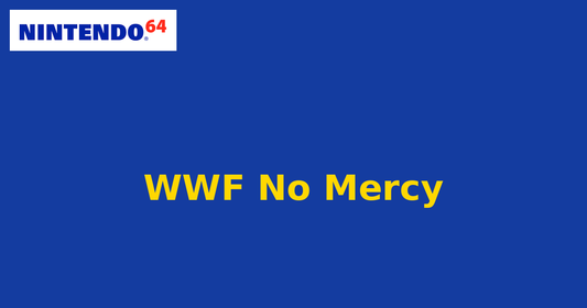 WWF No Mercy (Nintendo 64) generic cartridge label