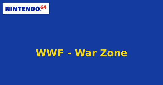 WWF - War Zone (Nintendo 64) generic cartridge label